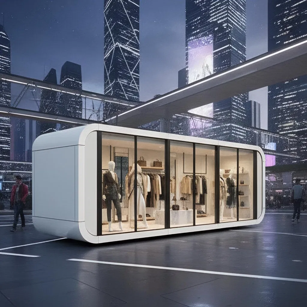 The Future Living Space Capsule: Compact &amp; Expandable Architecture