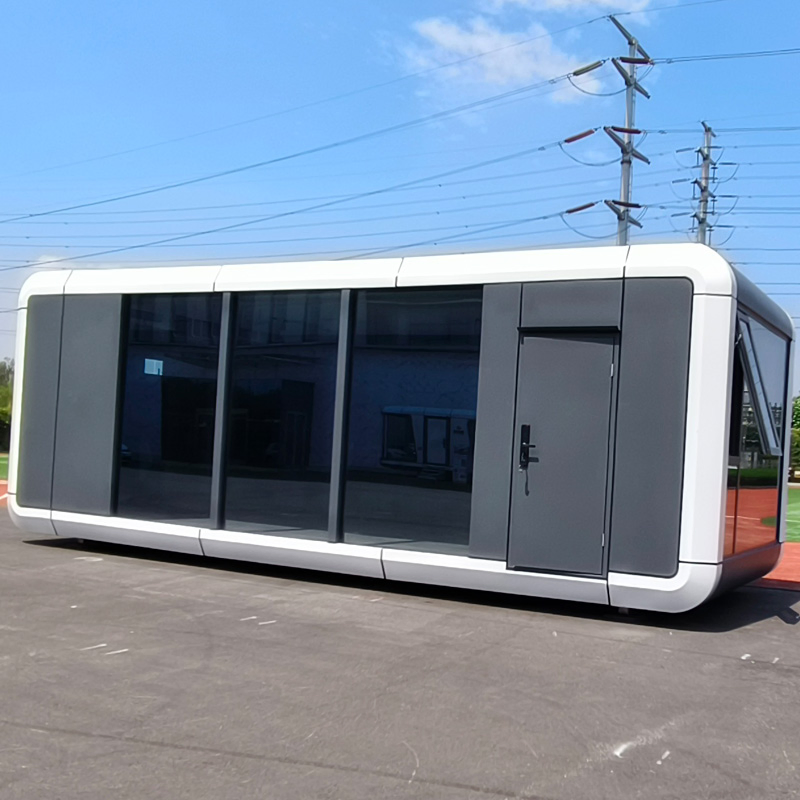 Luxury Modern Prefabricated Portable Apple Cabin Tiny Steel Structure Waterproof for Hotel Villa Apartment