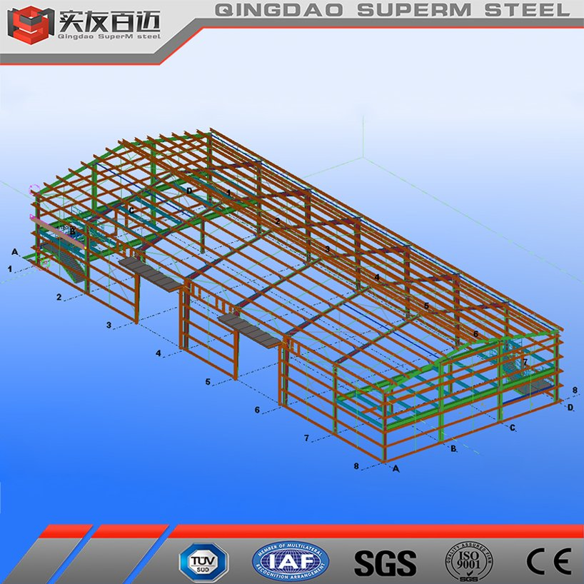 Factory Directly Steel Structure Barndo House Prefabricated Steel Metal Workshop Garage Storage Warehouse Kits Building Materials Steel Construction