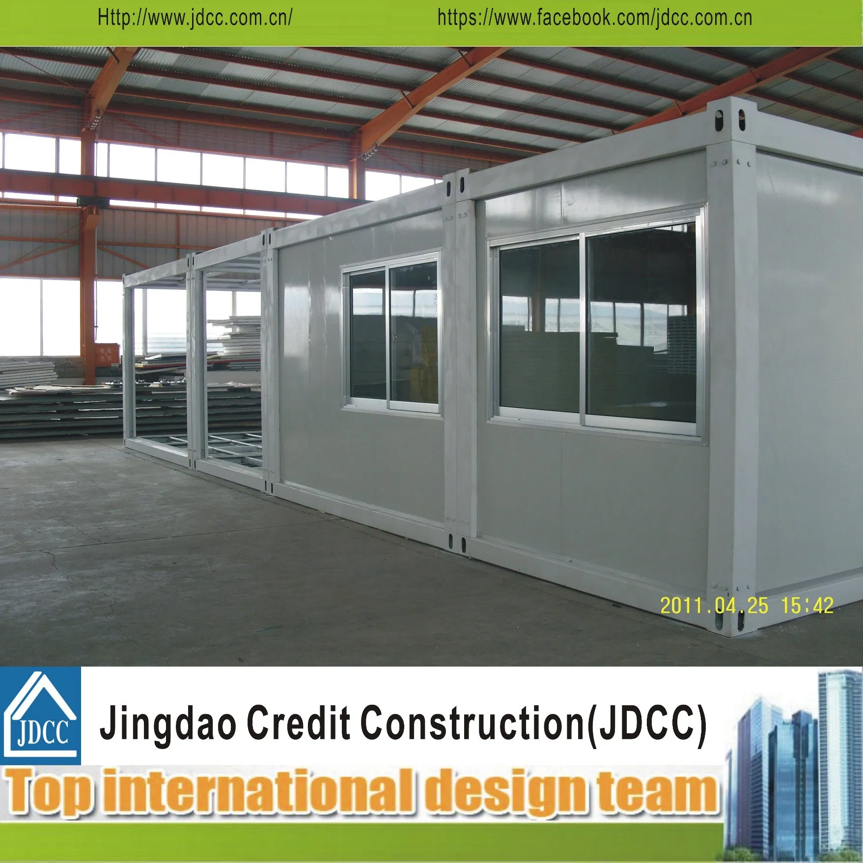 Prefabricated Flat Modular Container Housing