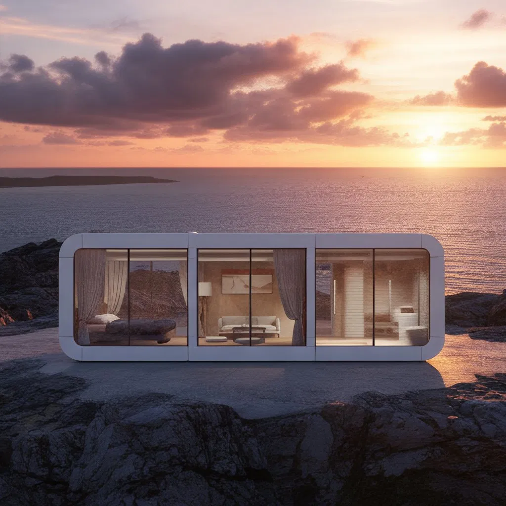 Modern Sustainable Durable Prefabricated Modular Home Customizable Eco-Friendly Smart Functional Container House