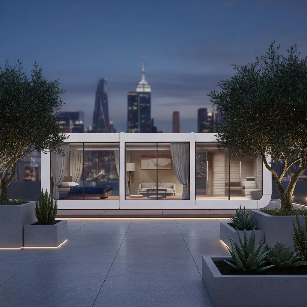 Modern Sustainable Durable Prefabricated Modular Home Customizable Eco-Friendly Smart Functional Container House