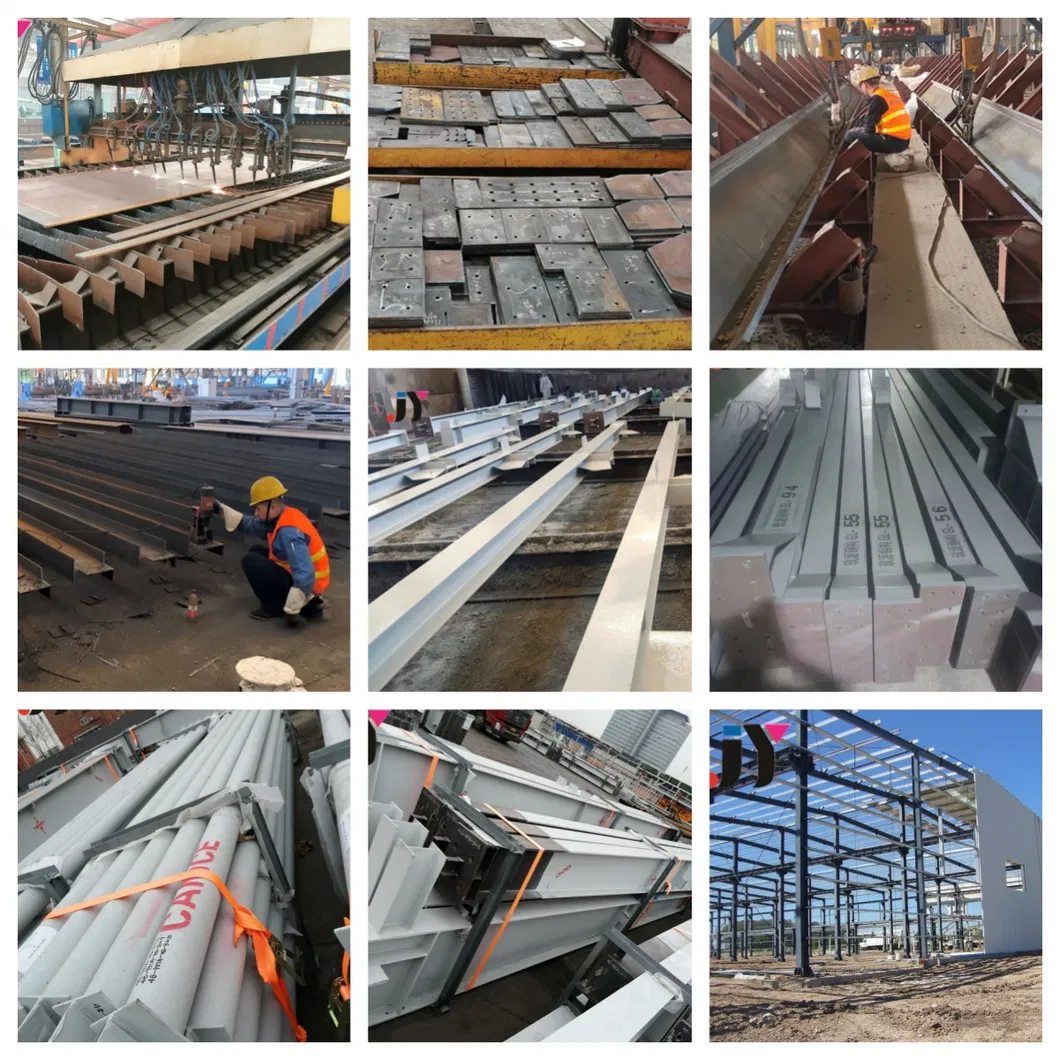 Steel structure fabrication