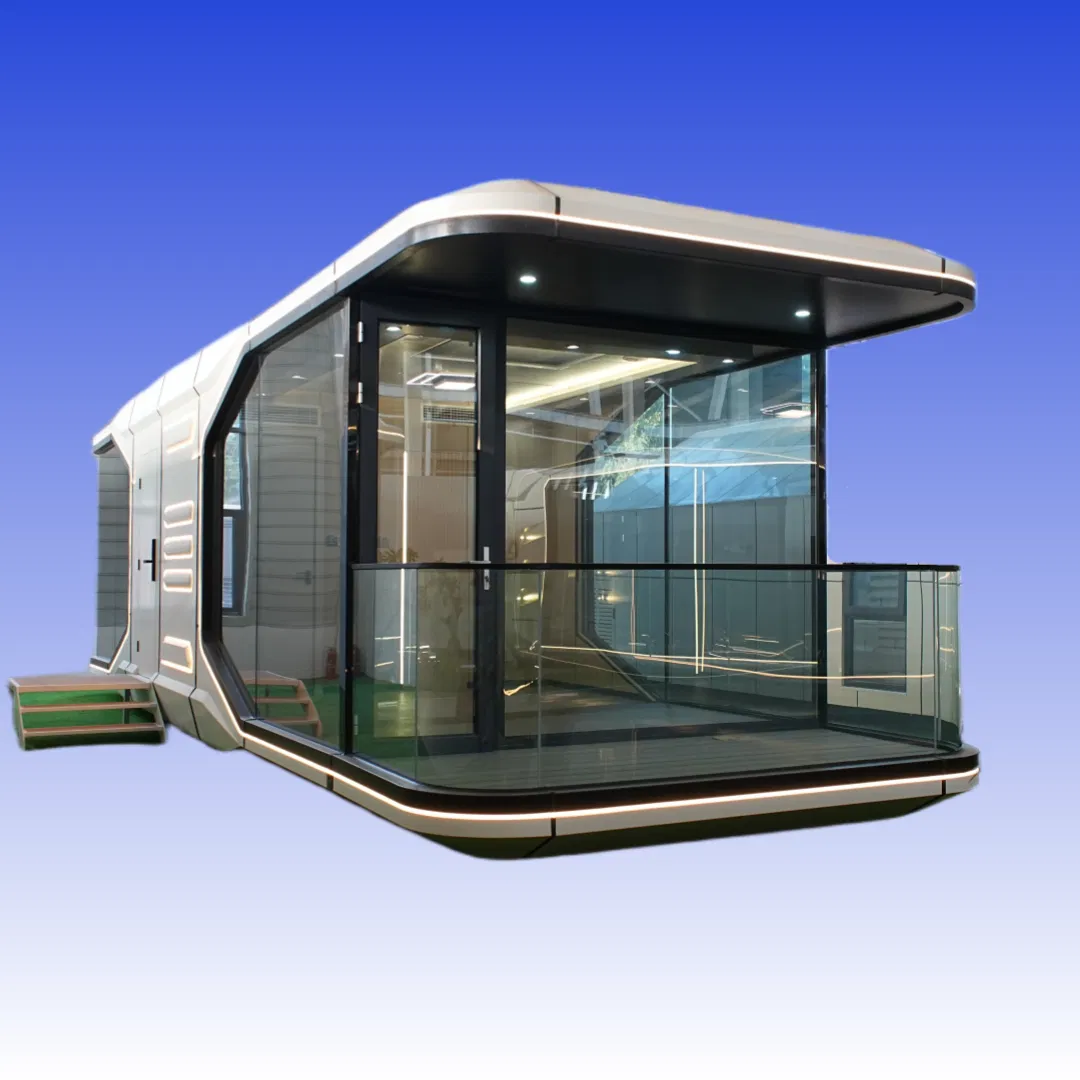 Mobile Steel Building Featuring Unique Kitchen and Bathroom Solutions