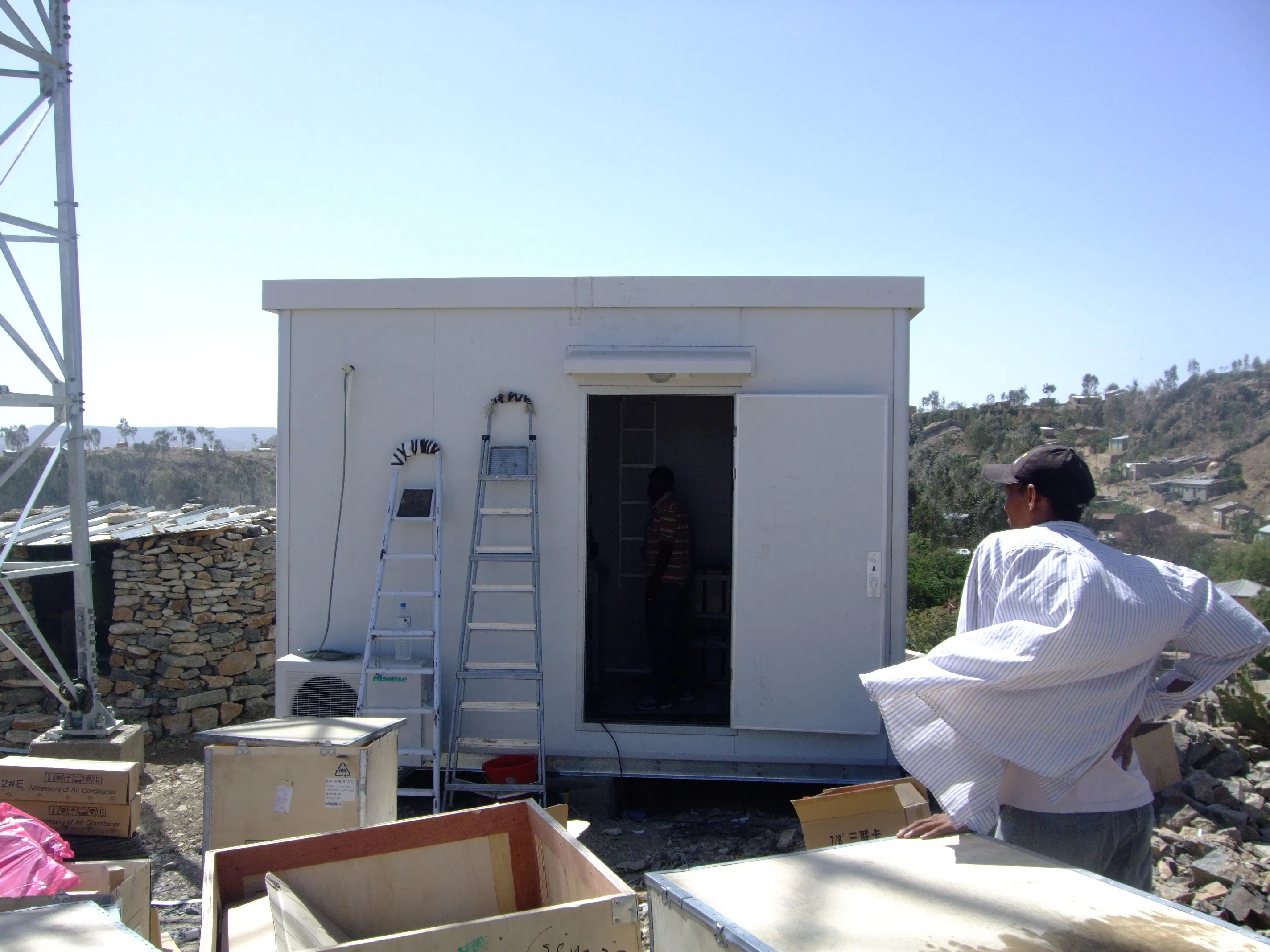 High-Quality Telecom Shelter Solutions with Custom Steel Design