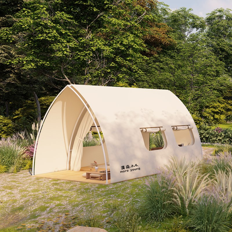 Sailing Shape Villa Resort Hotel Tent Camping Luxury Tent Outdoor Camping Glamping