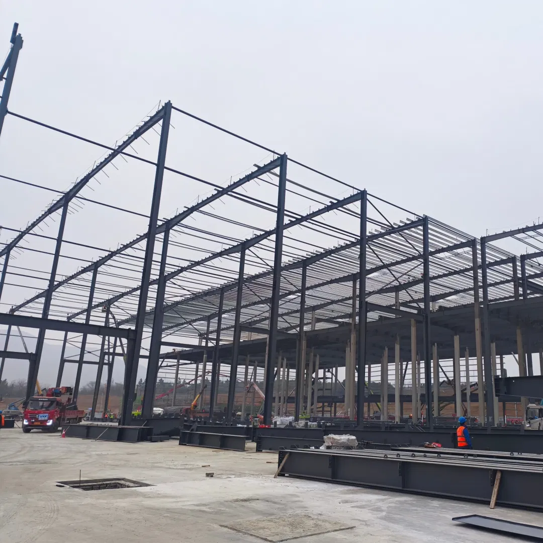 Steel Shed Metal Construction Frame Workshop Warehouse Prefabricated Building Steel House