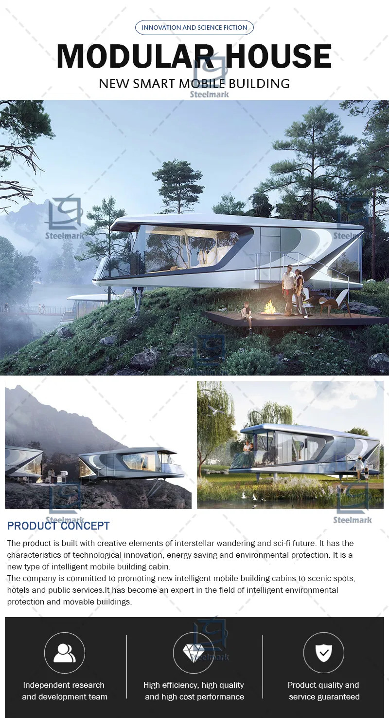 Prefabricated Housing Space Aluminum Steel Structure