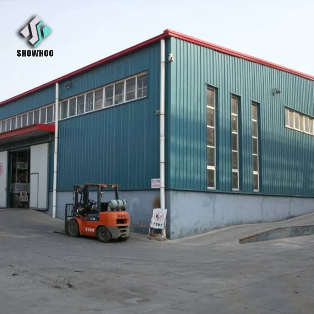 Low Cost Industrial Lightweight Metal Hall Steel Construction Factory Building for Sale