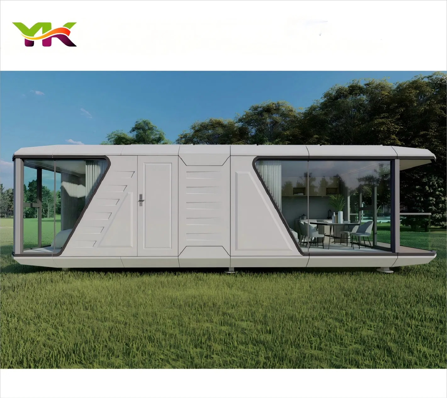 Popular Prefabricated Space Capsule House Factory Modular Home Smart Modular Price Steel Structure Mobile Building Hotel Prefab Cabin Housing