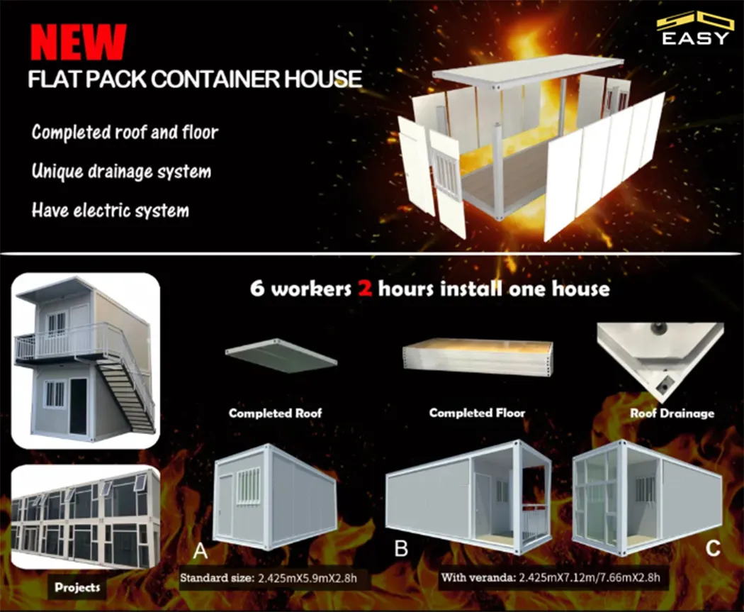 Flat Pack Container House View 1