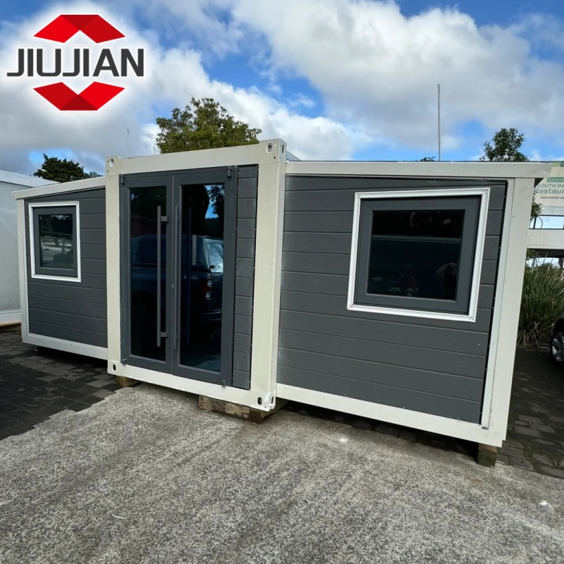 Prefabricated Tiny Foldable/Folding/Fold Steel Structure Movable Modular Luxury Prefab Mobile Living Expandable Shipping Office Container House with 2/3 Bedroom