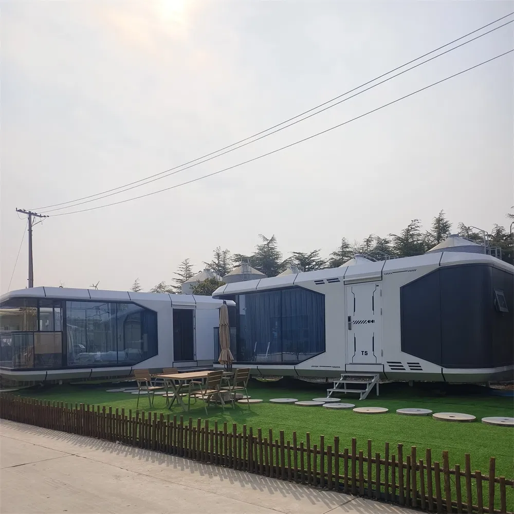 High-End Star Space Capsule Low Price Steel Structure with Toilet Warranty Included