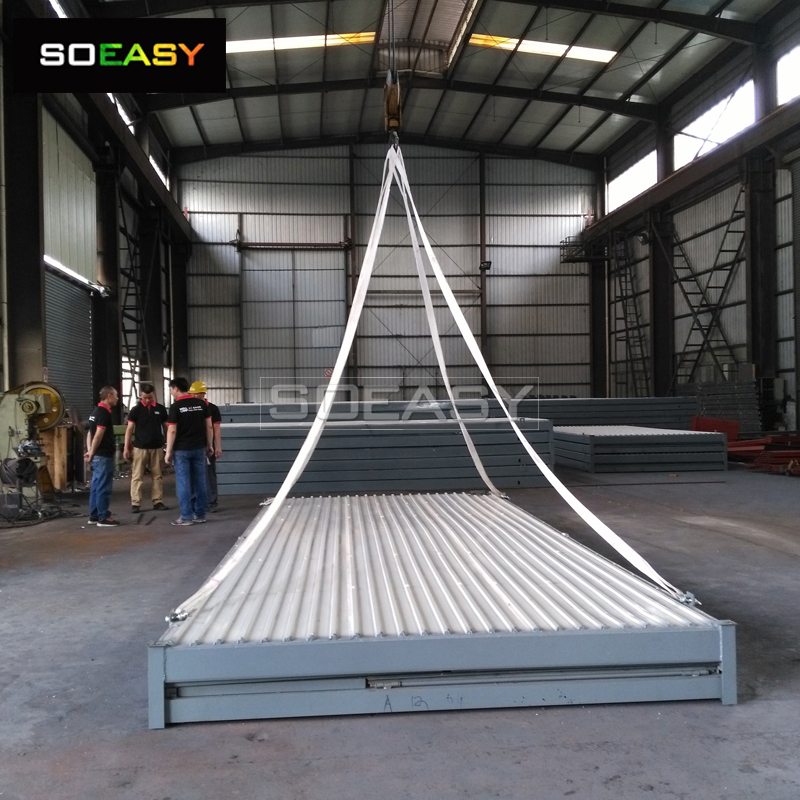 Modular Prefabricated Portable Folding Container Housing with Low Cost