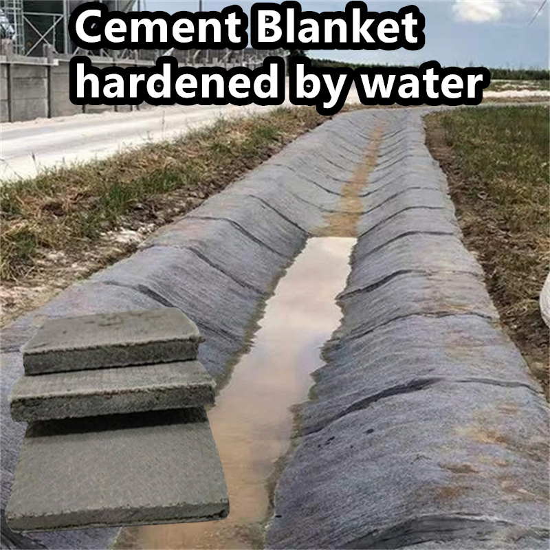 Riverbank Reinforcement: Cement Blanket Solution