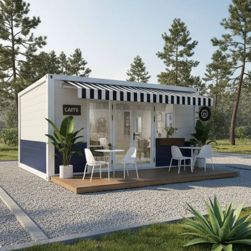 Modern Prefabricated Folding Structures for Hotels and Offices