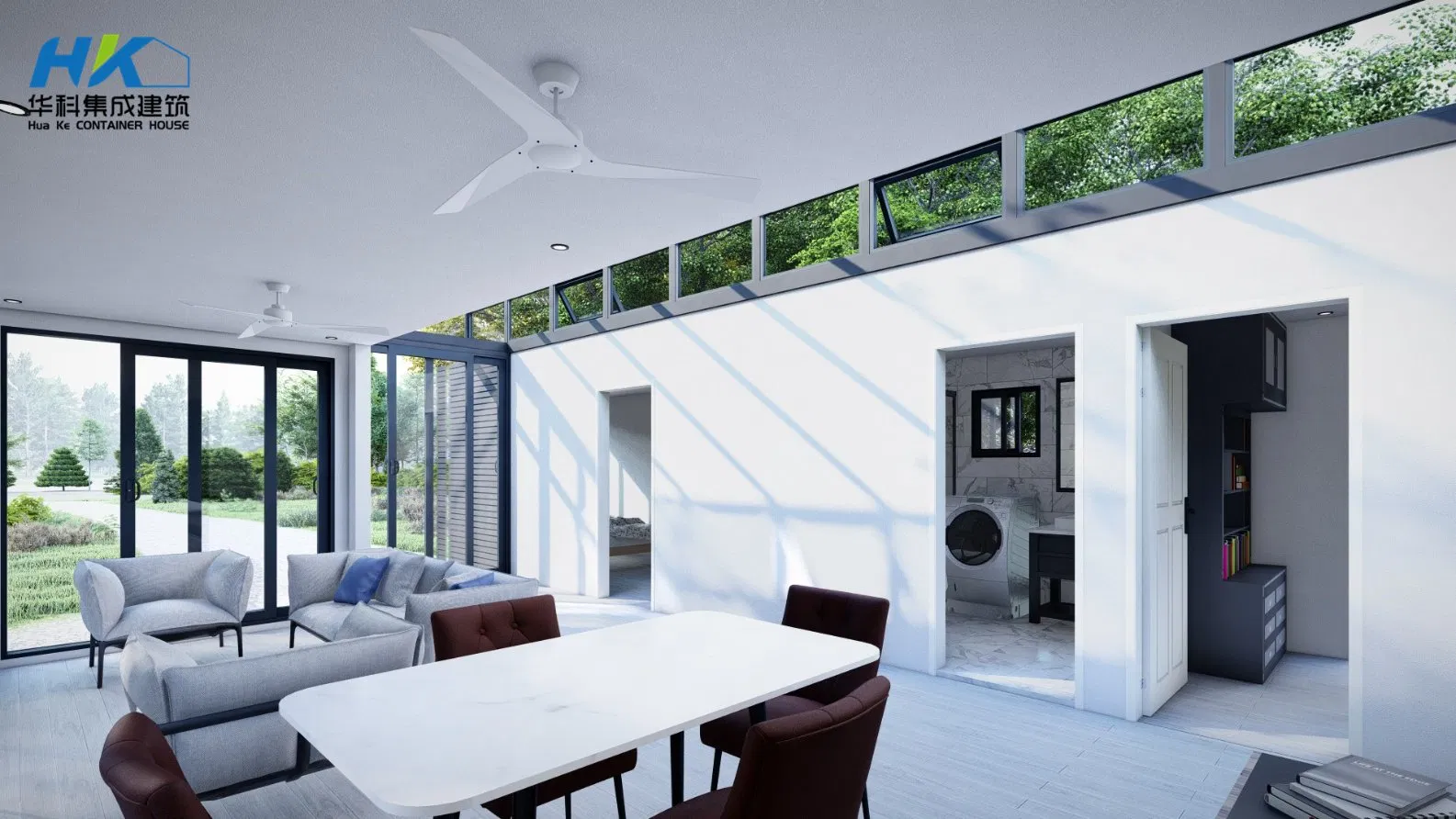 Eco-Friendly Custom Galvanized Frame Luxury Prefab Prefabricated Modular Shipping Container Home with off-Grid Life Solar Ready