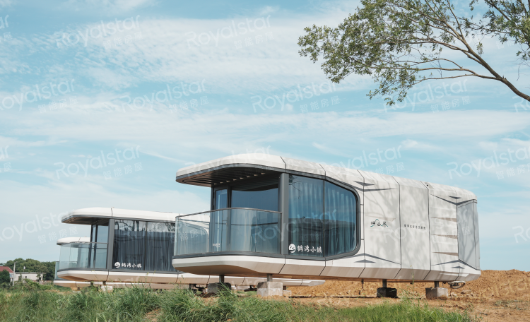 Dream Series M30: Luxury Interior Capsule Room Climate Control System Made of Steel Sandwich Panels, Customizable.