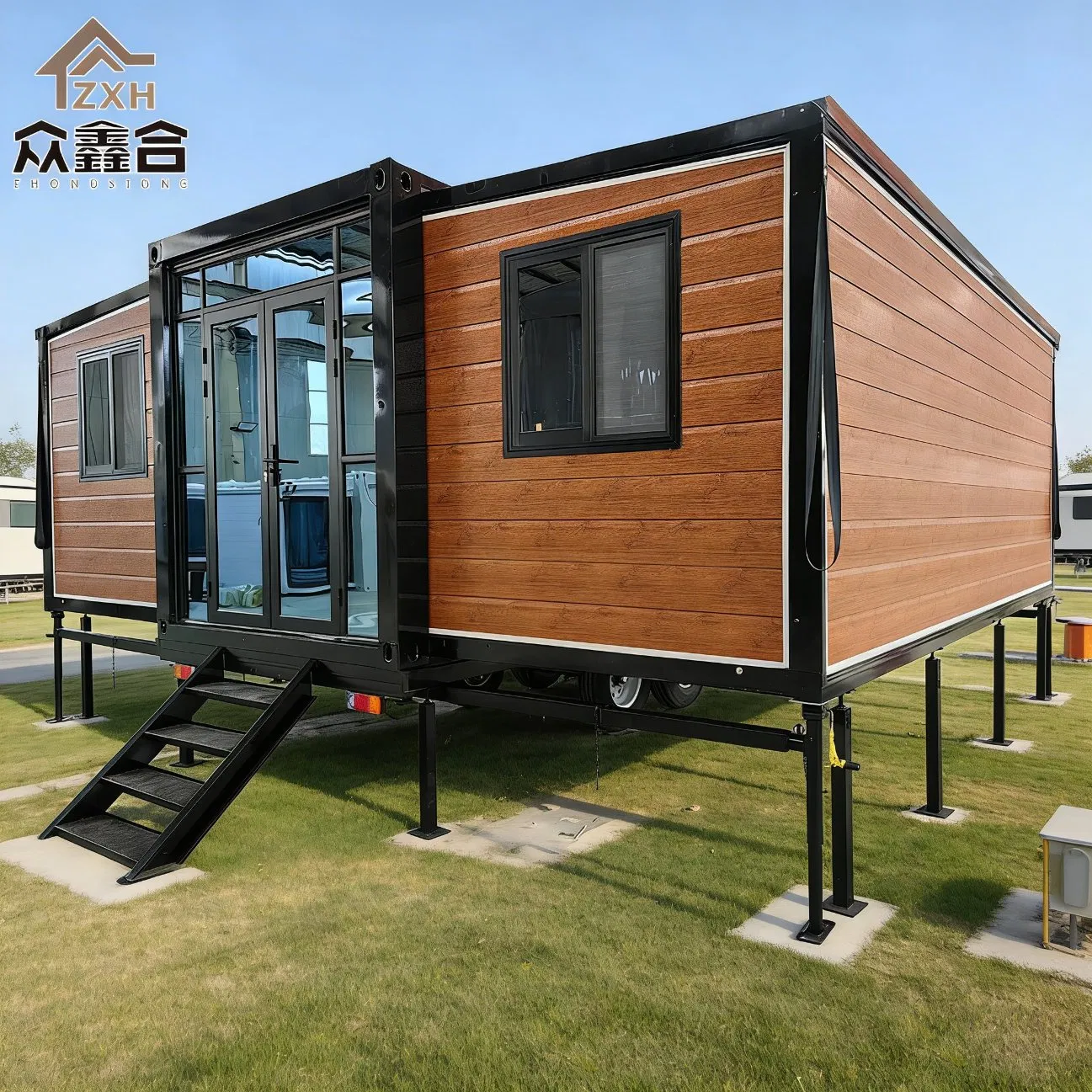 Factory Outlet Australian-Standard 20/40 FT Foldable Expandable Fully-Equipped Containerized House