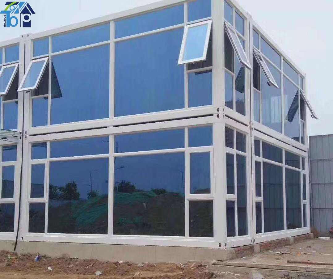 2 Storey Light Steel Structure Frame Villa House Modular Home Detachable Expandable Prefabricated Building New Model Luxury Flatpack Prefab Container House