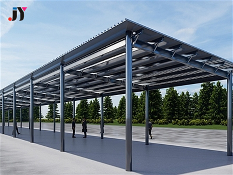 Light Steelsteelsteel Structurehigh Quality Light Steel Structure Prefab Car Garage Construction Prefabricated Steel Structure Portable Carport Building