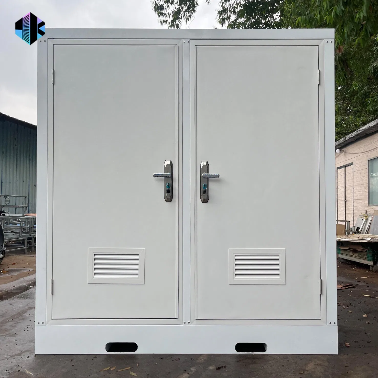 Outdoor Prefabricated Single/Double Containerized Portable Toilet