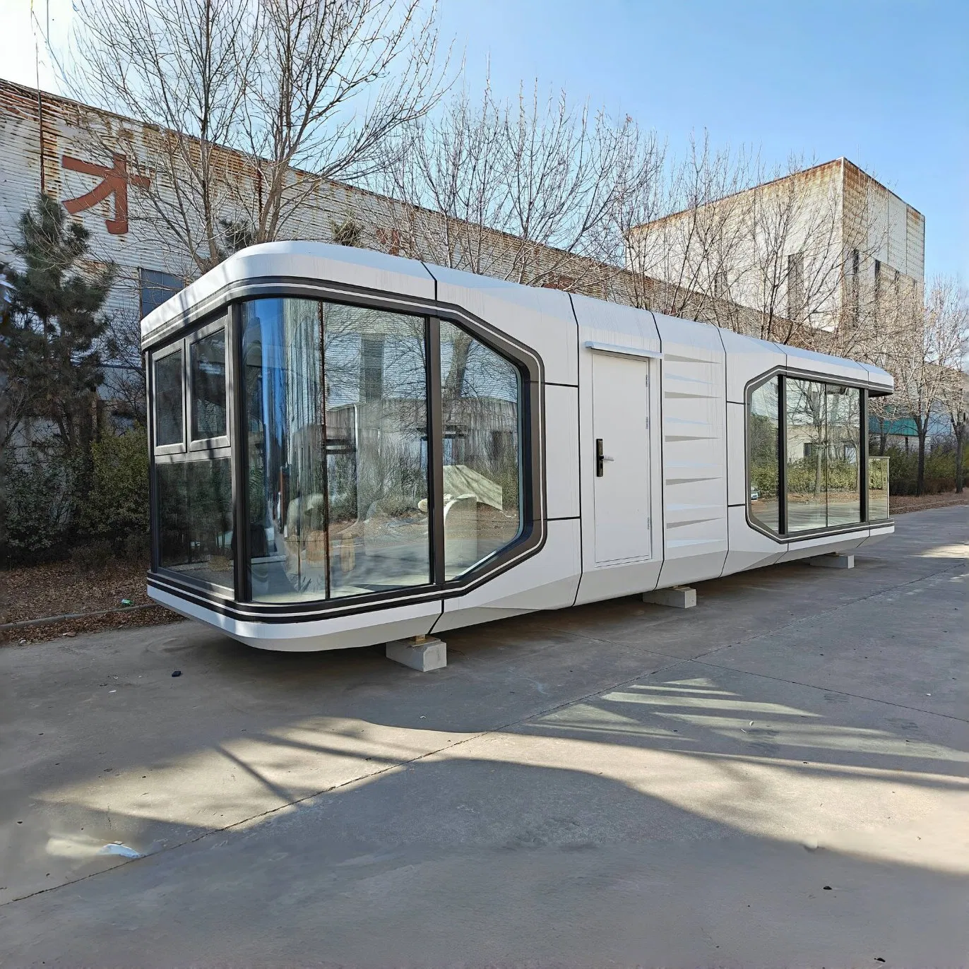 Space Capsule Structure with Fast Construction for Villa Office Resort Use-Fully Immersive Nature Experience