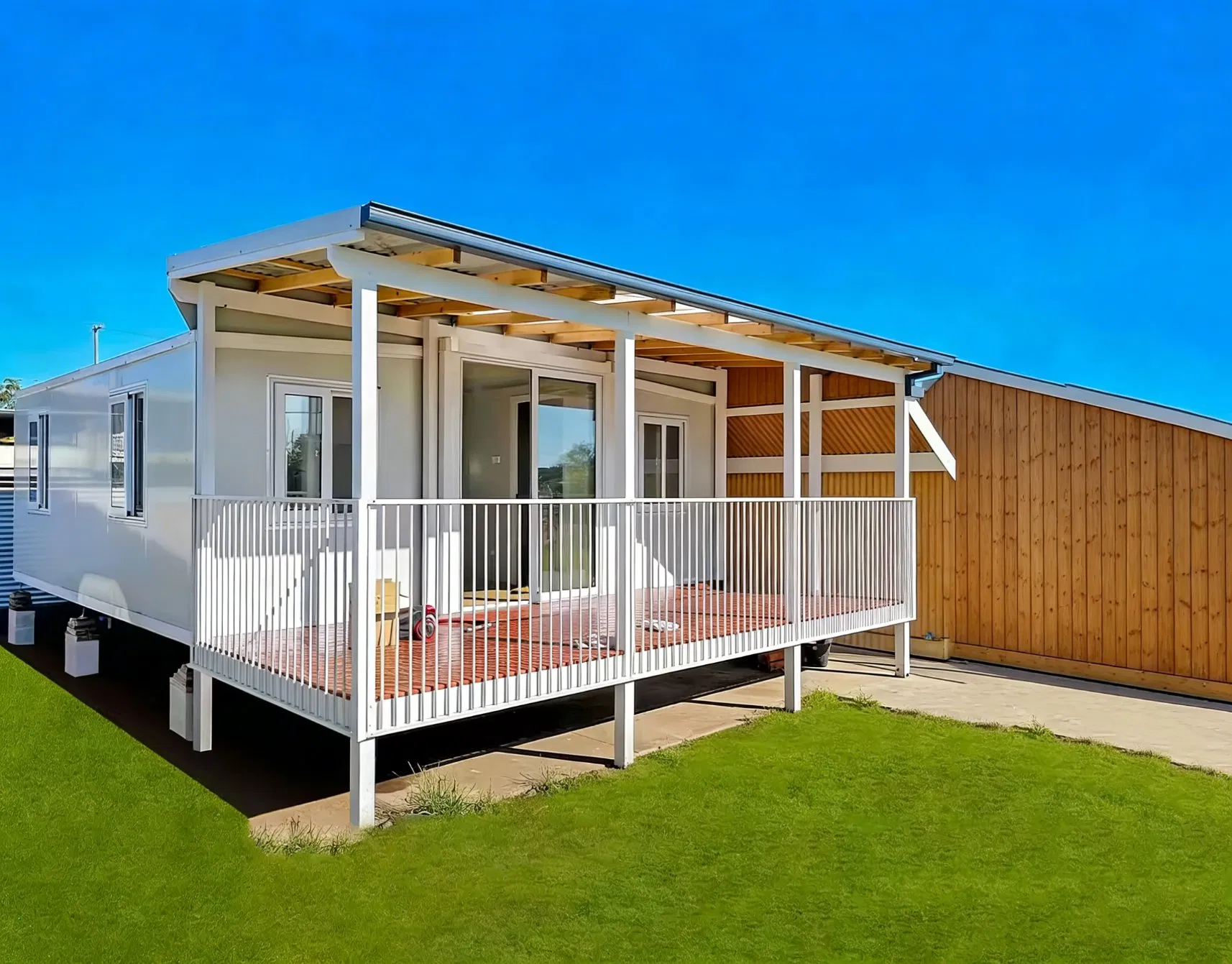 Prefabricated Tiny Fold Steel Structure Movable Modular Luxury Living Expandable Shipping Office Container House