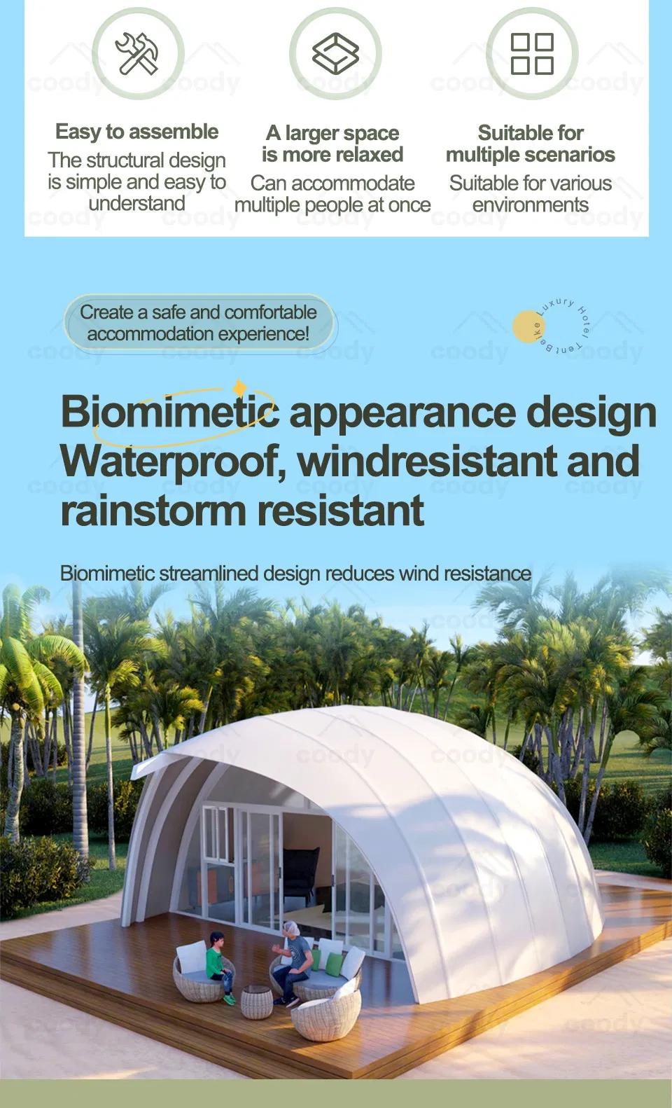 Luxury Safari Tente 2