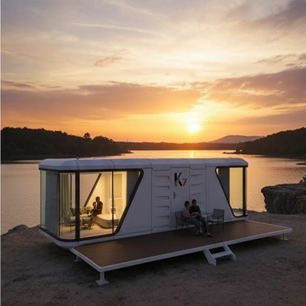 Prefabricated Space Capsule House Factory Modular Home Container House Smart Modular Price Mobile Building Hotel Prefab Cabin Housing