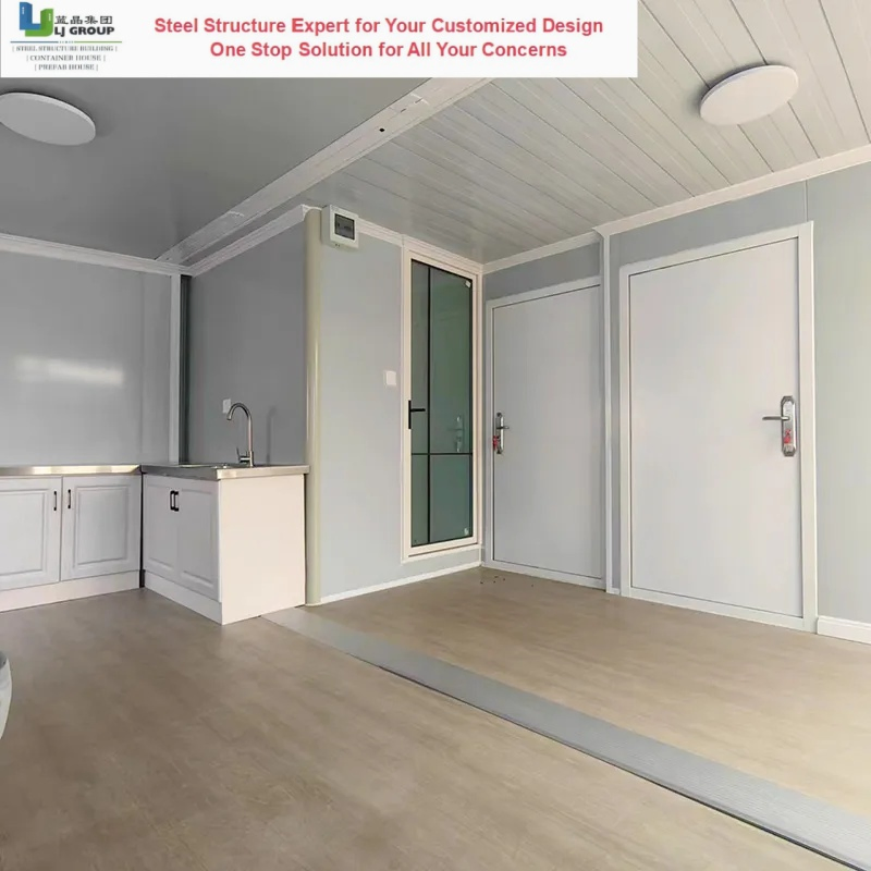 20FT 40FT Expandable Container House Extendable Container House Luxury Modular Expandable House Prefabricated Building with Bathroom and Kitchen