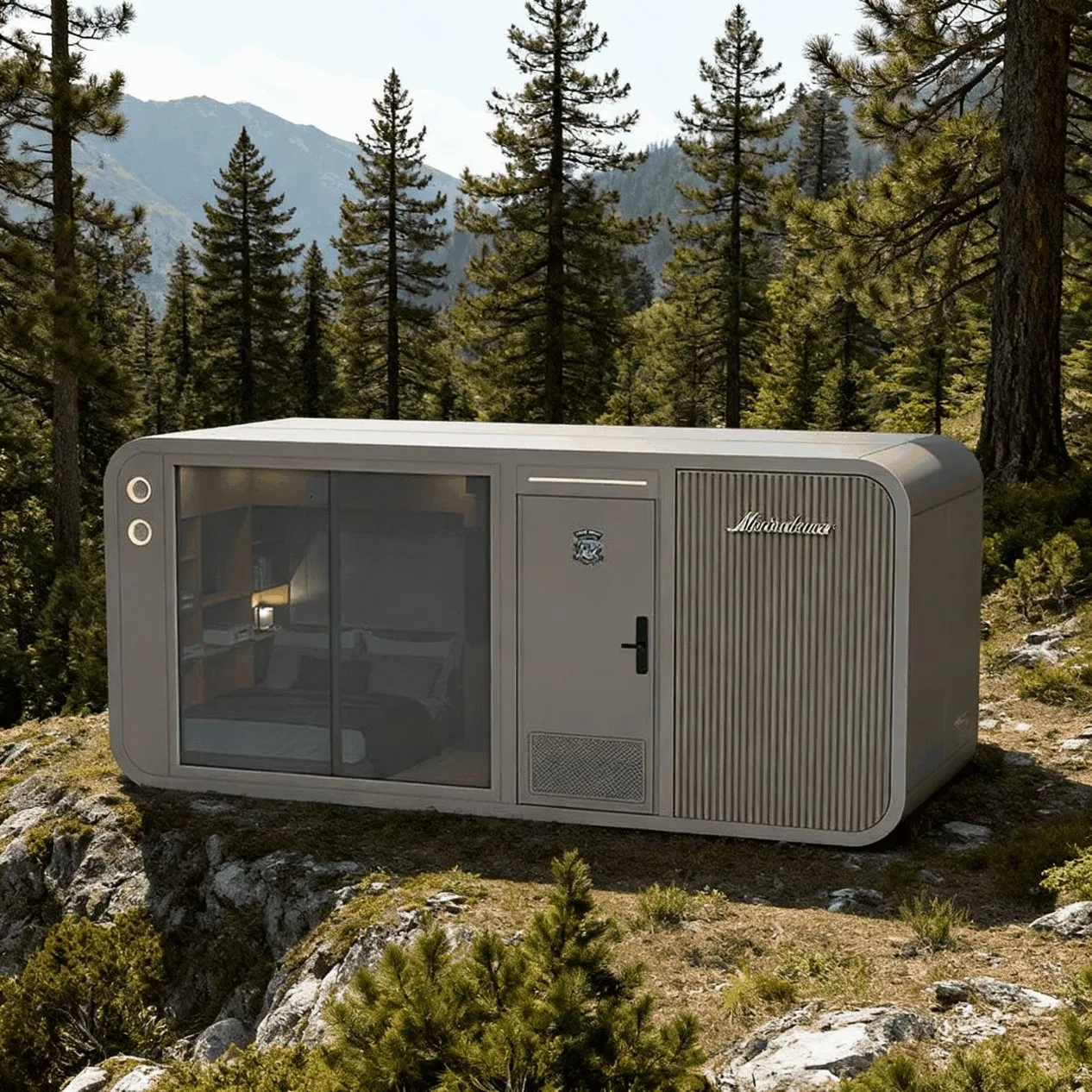 Demountable Relocatable Capsule Housing System with Minimal Site Impact