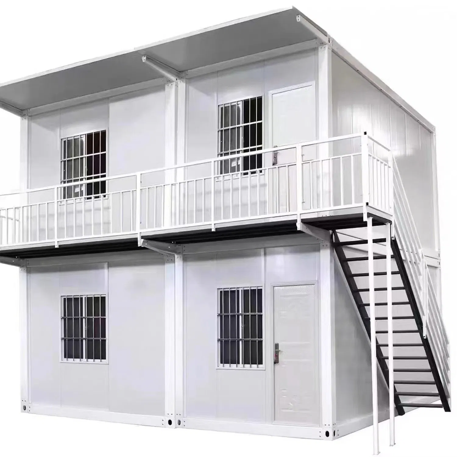 Using Steel Structural Materials Modular Frame Modular Prefabricated House Export Customized Integrated Housing Temporary Family Housing