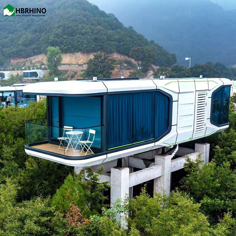 Customizable Modern Prefabricated Intelligent Mass Production Modular Space Capsule Housing
