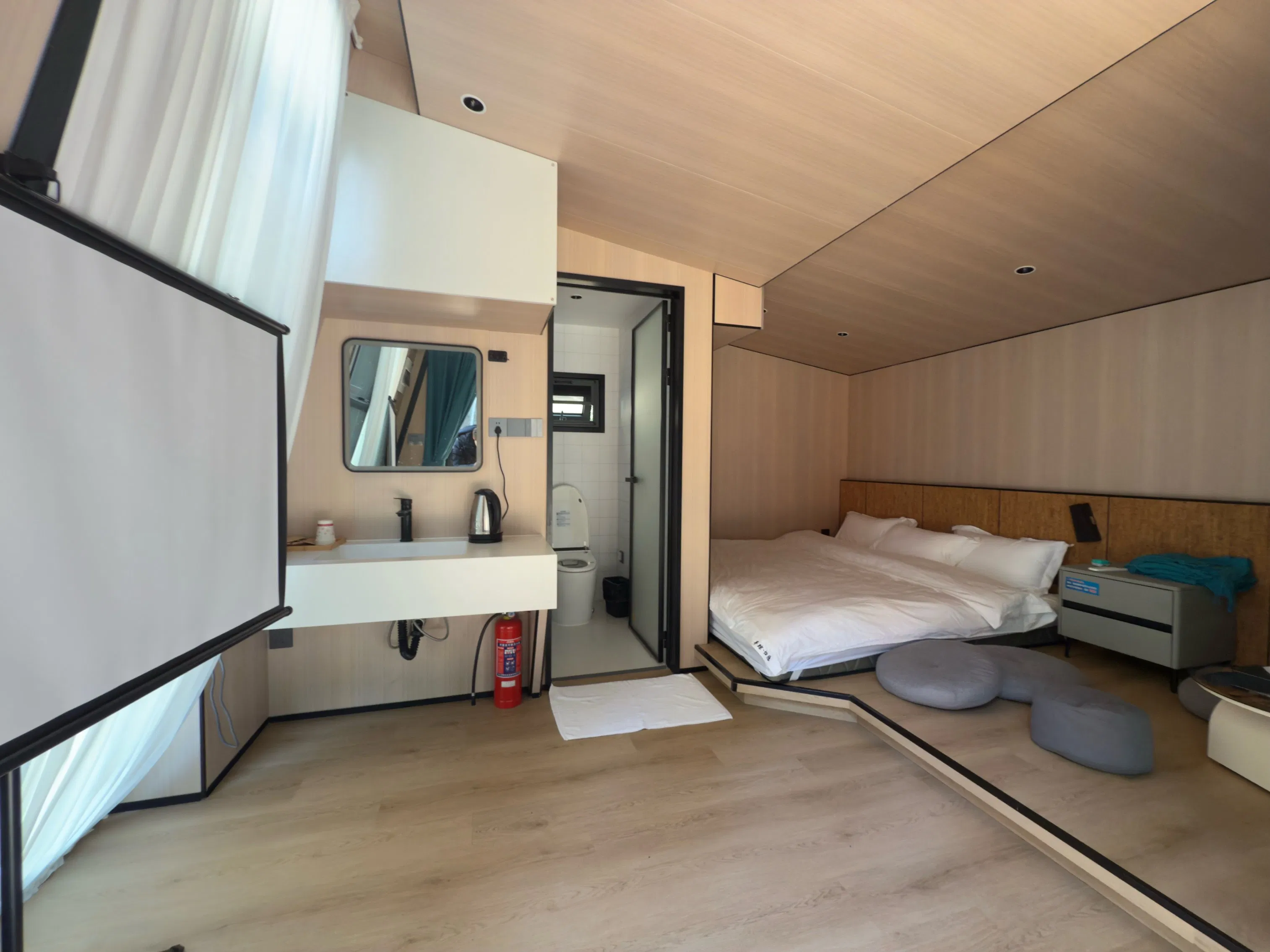 Maison Conteneur Moderne Glamping Accommodation Luxury Modular House Apple Cabin