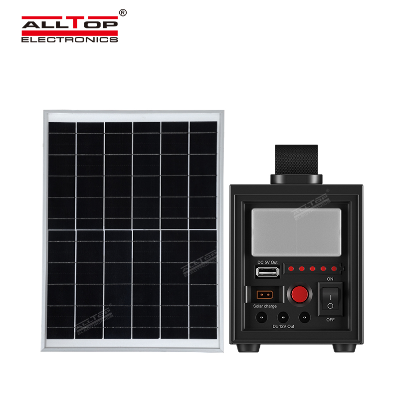 Alltop Cheap Price Mobile Outdoor House Emergency Lighting Solar Power Energy System