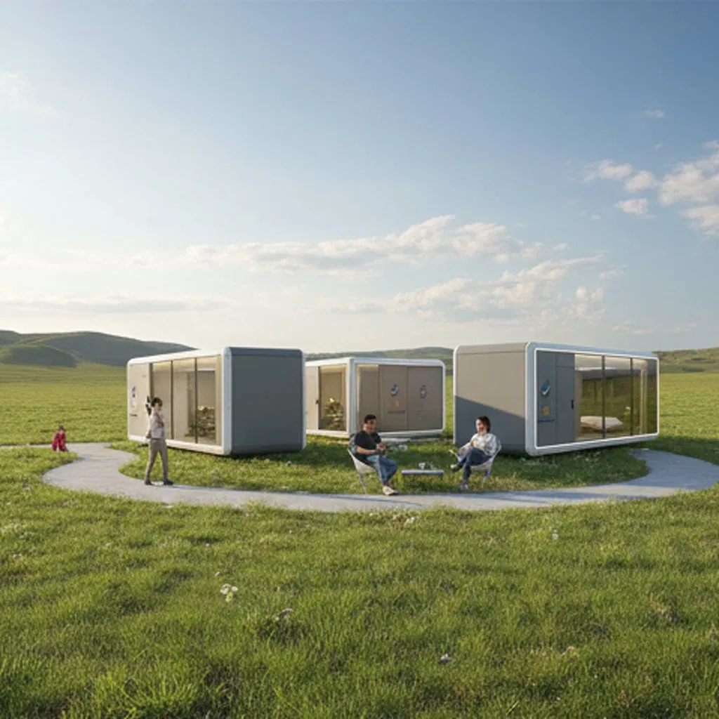 Stackable Container Capsule Apartment Building System for Urban Housing