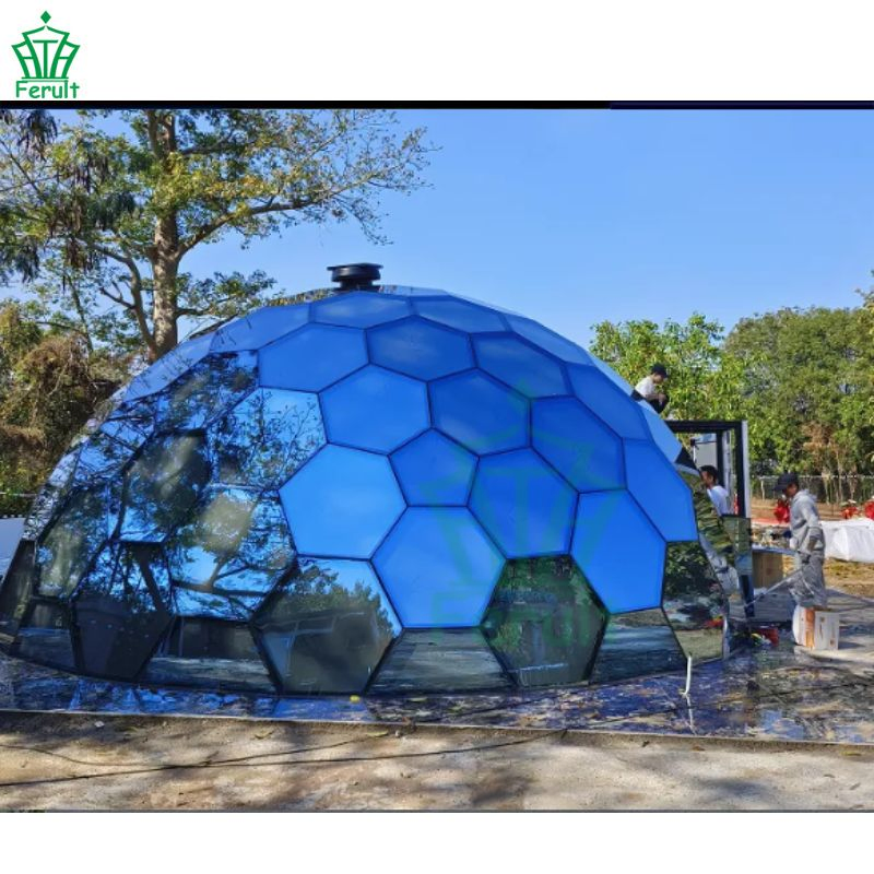 Geodesic Dome Glamping Tent Luxury Glass Structure