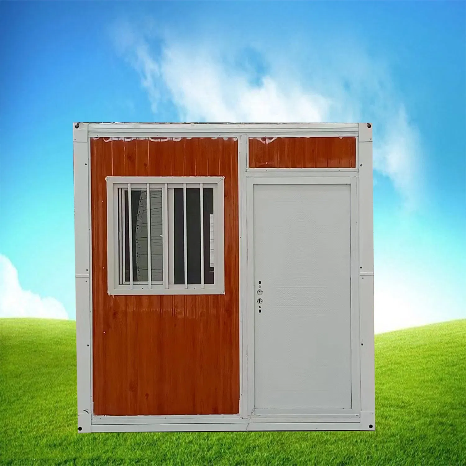 The Folding and Assembling Integrated Housing of Made in China Office Container House Stable Structure of Temporary Dormitory for Residents on Construction Site