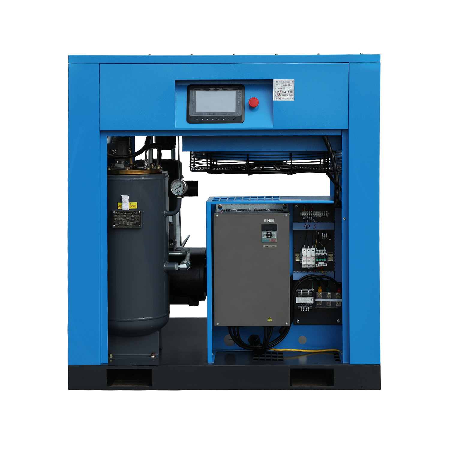ODM VFD screw air compressor 0.7-1.25mpa Energy Saving up to 30% Manufacturers, Exporters