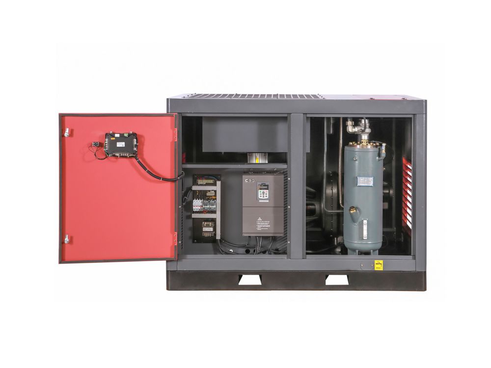 ODM Energy Saving Air Cooling Screw Compressor Two Stage Direct Driven Screw Air Compressor Manufacturers, Exporters