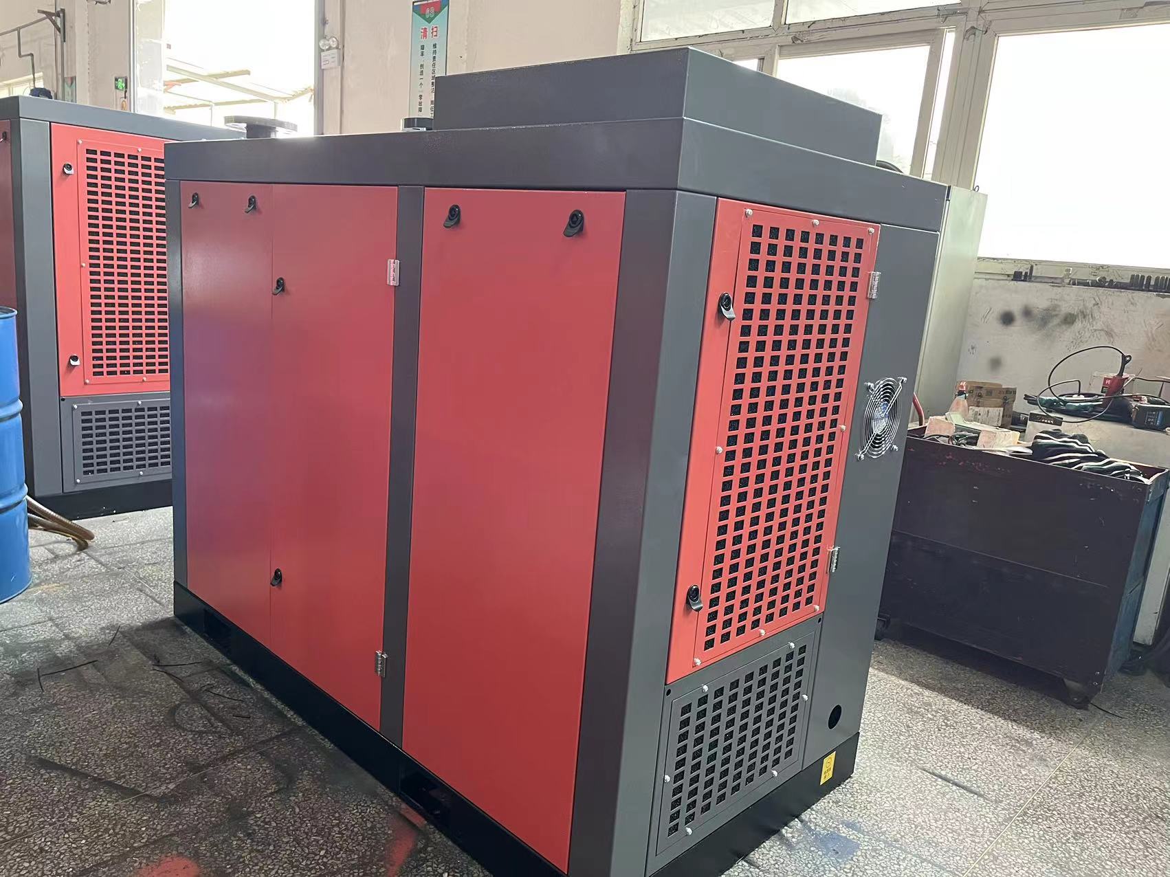 OEM 30kw Industrial Oil Free Vsd Screw Air Blower Vacuum Pump With Plc Inverter Pm Motor oil free screw blower Manufacturer, Suppliers