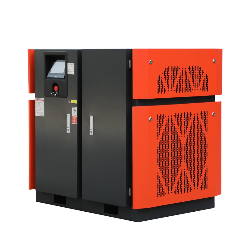 China Horizontal two-stage pressure screw air compressor Two Stage Screw Air Compressor Electric Screw Air Compressor Price Suppliers, Exporters