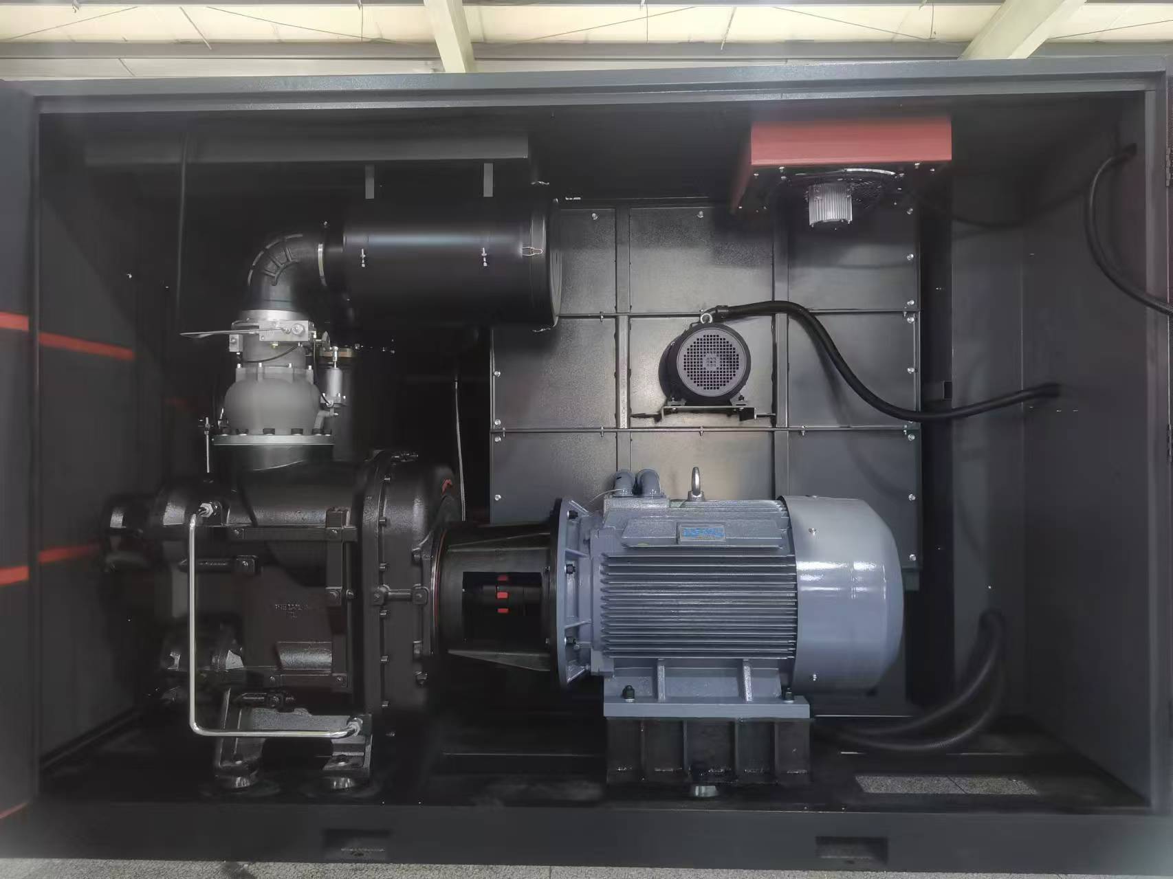 ODM Two-stage Compression power frequency 132kw high power Energy-Saving Screw Air Compressor for industrial and mining Manufacturer, Suppliers