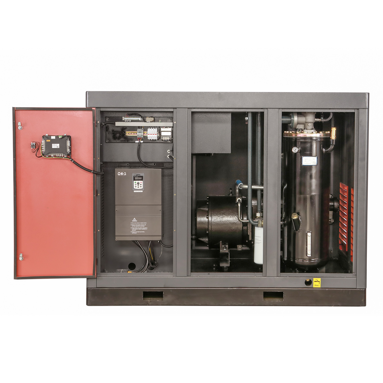 OEM Two-stage Screw air Compressor Chemical Factory Air Equipment Two-stage Screw air Compressor Manufacturer, Factory