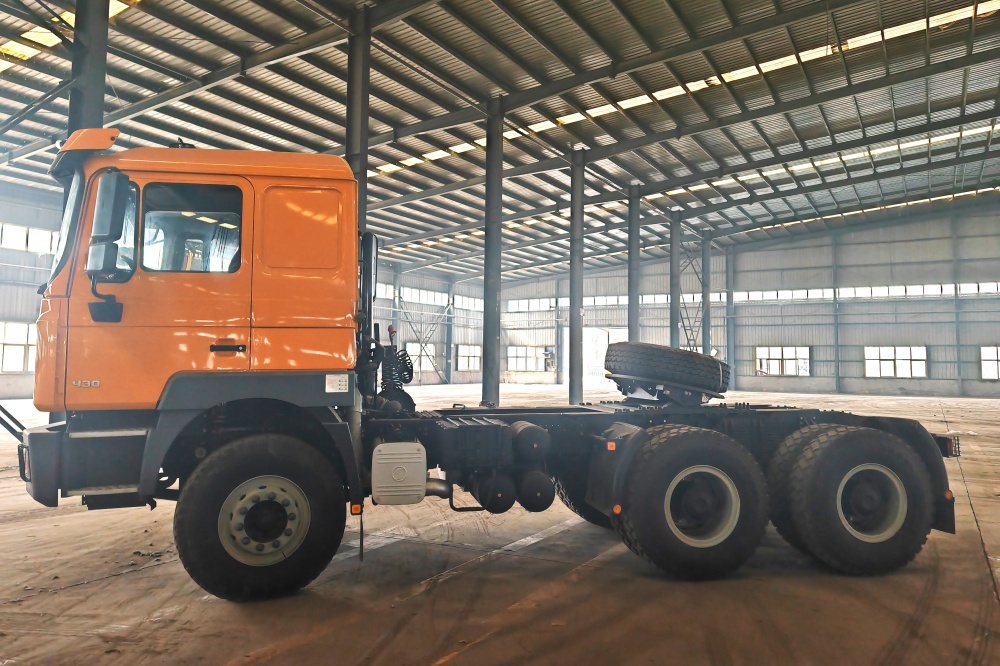 Shacman truck engine area