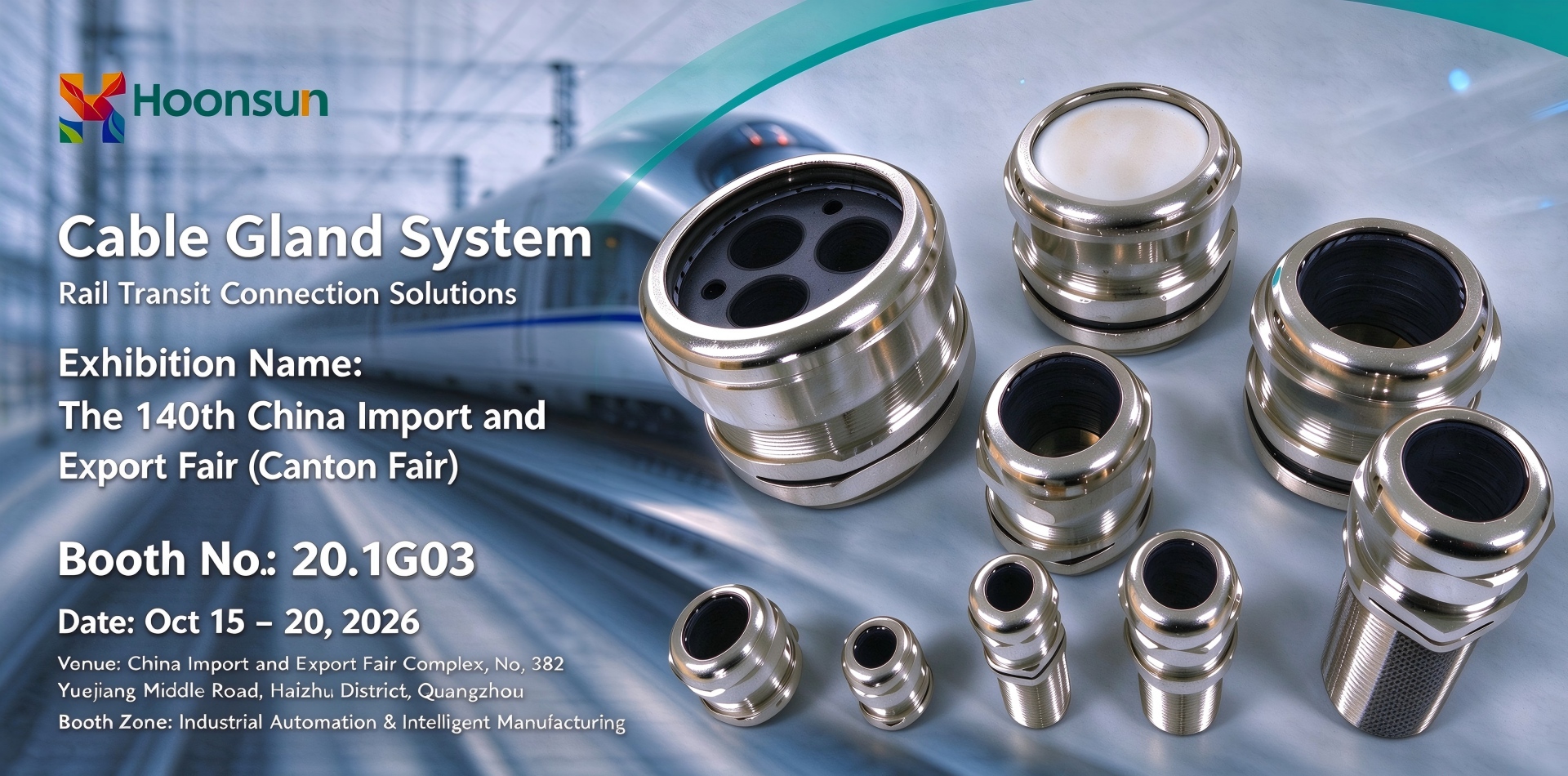 HOONSUN IP68 nylon plastic cable gland range