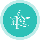 Wind turbine icon