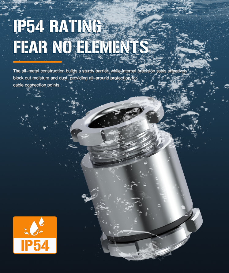 IP68 and UL Certified Marine Cable Gland JIS Standard Type