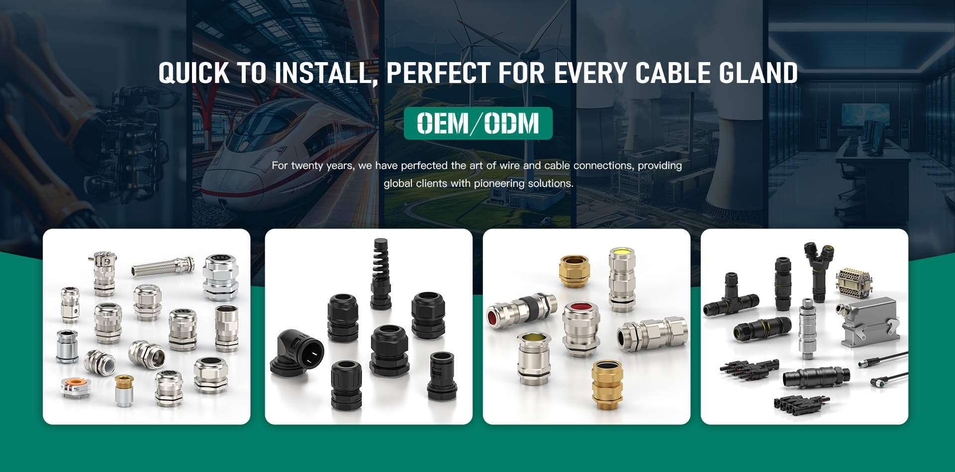 HOONSUN cable gland solutions for global OEM buyers